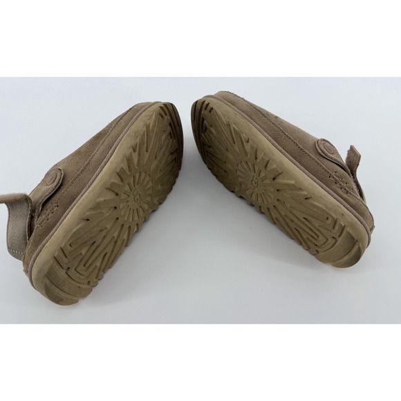 UGG Women's Size 8 Goldenstar Clogs Beige Sand Suede Slip On Slingback Shoes - Picture 5 of 6